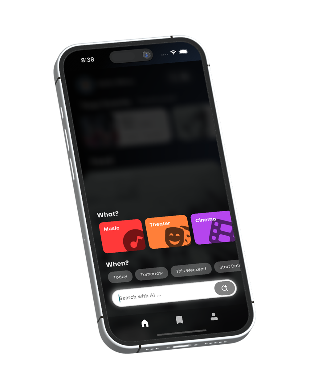 Search using AI and filters